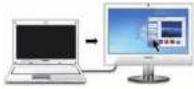 SAMSUNG NP400B4BH - Connecting an External Display Device - 2
