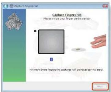 SAMSUNG NP400B4BH - Registering Fingerprints (Optional) - 1