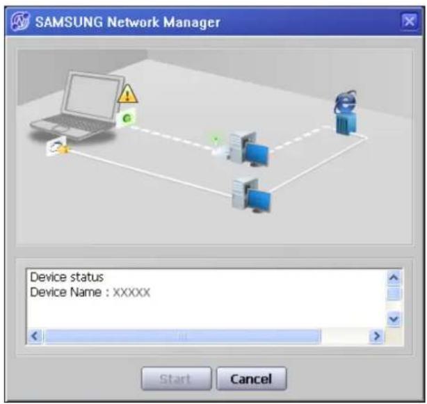 SAMSUNG NP-Q1UC - Diagnosing the Network Status - 1