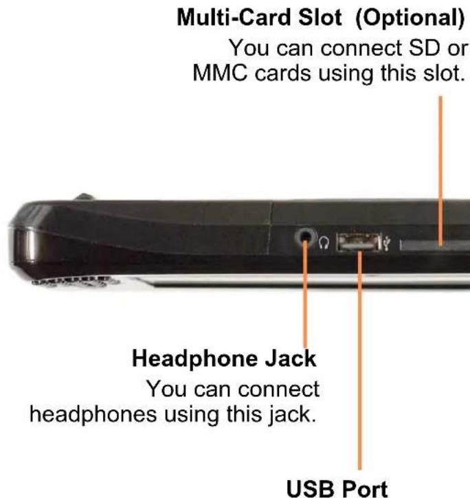 SAMSUNG NP-Q1UC - Top View - 1