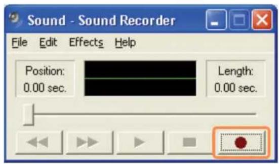 SAMSUNG NP-Q1UC - Using the Sound Recorder - 2