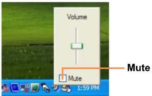 SAMSUNG NP-Q1UC - Adjusting the Volume using the Volume Adjustment Program - 1