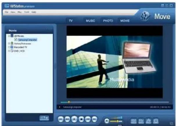 SAMSUNG NP-Q1UC - Playing a Movie File - 1