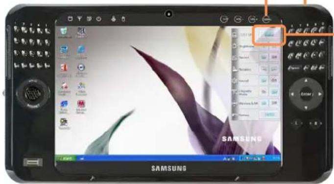 SAMSUNG NP-Q1UC - MENU button - 2