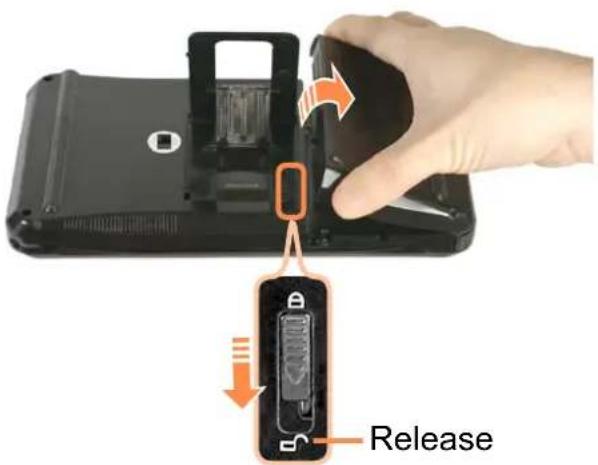 SAMSUNG NP-Q1UC - Installing/Removing the Battery - 1