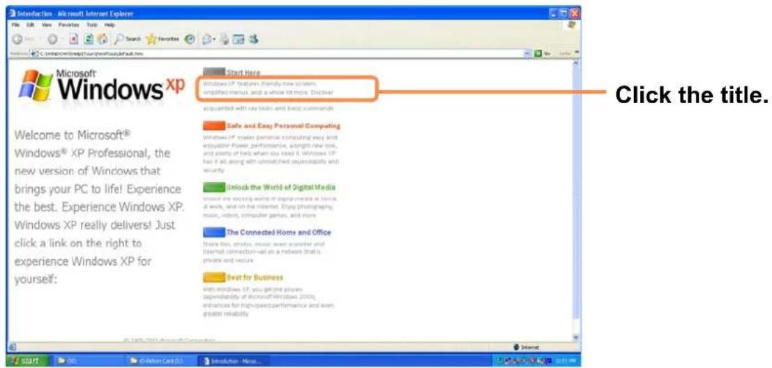 SAMSUNG NP-Q1UC - Tour Windows XP - 2