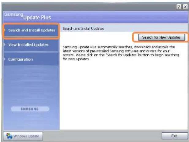SAMSUNG NP-Q1UC - To update the software and drivers - 2