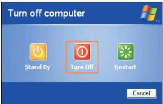 SAMSUNG NP-Q1UC - Turning the computer off - 2