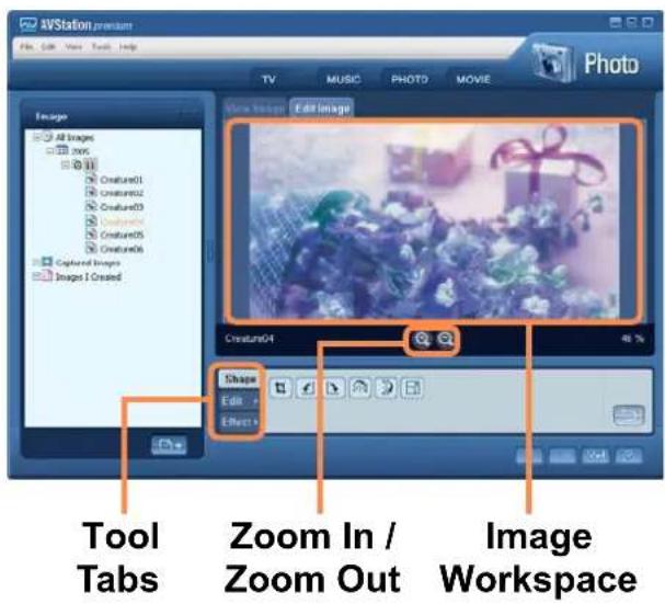 SAMSUNG NP-Q1UC - Editing an Image - 1