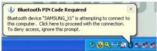 SAMSUNG NP-Q1UC - Exchanging Files between Bluetooth computers - 5