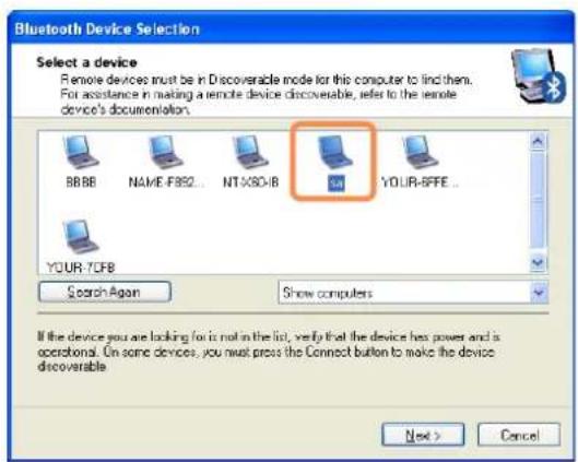 SAMSUNG NP-Q1UC - Exchanging Files between Bluetooth computers - 2