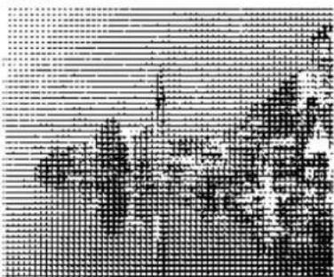 Scanned text of a document with dense, low-resolution Chinese characters and a grid-like pattern at the bottom.