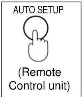 AUTO SETUP (Remote Control unit)