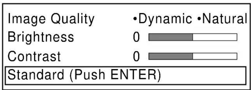 PANASONIC PT-LC70U - ■ Returning adjustment values to the factory default settings (standard values) - 1