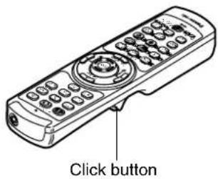 PANASONIC PT-D7600U - ■ Using the remote control as a PC mouse - 2