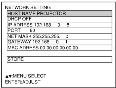 PANASONIC PT-D7600U - Procedure of setting - 3