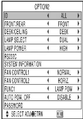 PANASONIC PT-D5500UL - ■Structure of menu screens - 3
