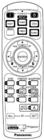 PANASONIC PT-D5500UL - Accessories - 1