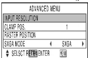 PANASONIC PT-D5500UL - ■Structure of menu screens - 8