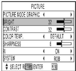 PANASONIC PT-D5500UL - ■ Resetting to the factory default - 1