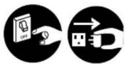 PANASONIC HQ-2121RH - CAUTION CUIDADO - 1