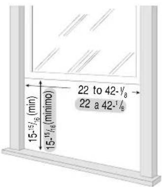 PANASONIC HQ-2121RH - REQUISITOS DE LA VENTANA - 1