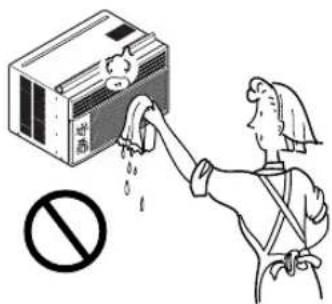 PANASONIC HQ-2051RH - When the unit is to be cleaned, switch the unit off, and turn off the breaker. - 2