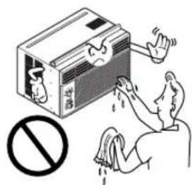 PANASONIC HQ-2051RH - Do not apply an insecticide or flammable spray. - 1
