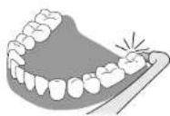 PANASONIC EW-TDEF4 - How to apply/move the toothbrush - 2