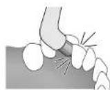 PANASONIC EW-TDEF4 - How to apply/move the toothbrush - 3