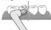 PANASONIC EW-TDEF4 - How to apply/move the toothbrush - 1