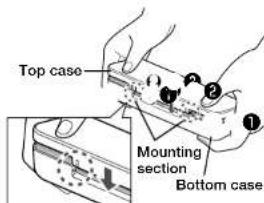 PANASONIC EW-TDEF4 - If the top case of the carrying case has come off - 1