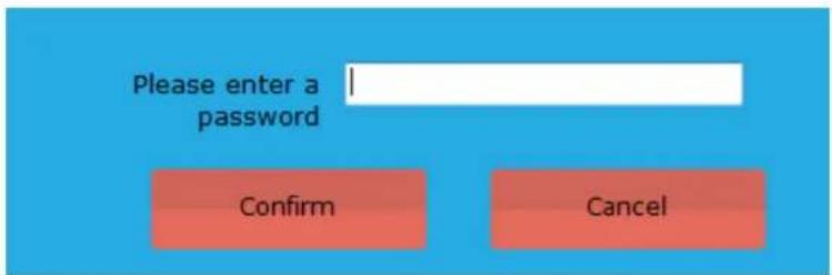Please enter a password Confirm Cancel