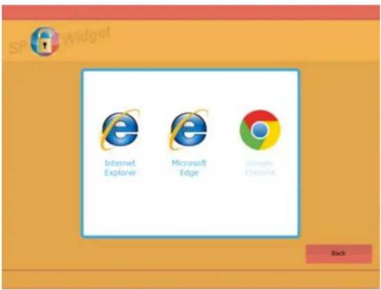 SP Widget Internet Explorer Microsoft Edge Google Chrome