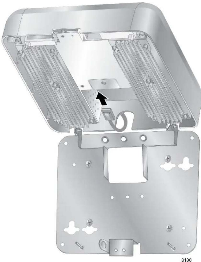 Allied Telesis TQ3600 - Installing the Access Point on the Bottom Panel - 2