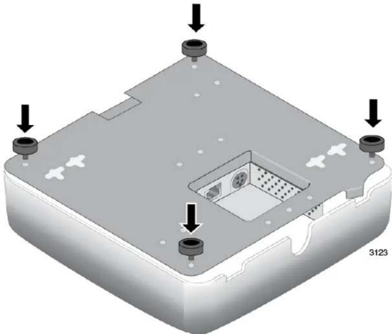 Allied Telesis TQ3600 - Installing the Access Point on a Table - 1