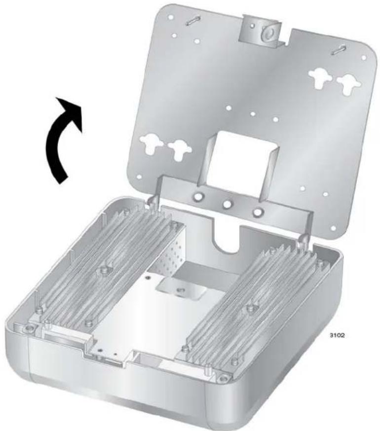Allied Telesis TQ3600 - Removing the Bottom Panel from the Access Point - 3