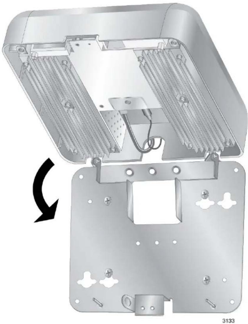 Allied Telesis TQ3600 - Installing the Access Point on the Bottom Panel - 5