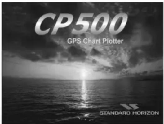 CP500 GPS Chart Plotter STANDARD HORIZON