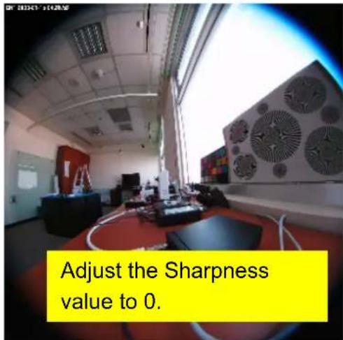 Adjust the Sharpness value to 0.