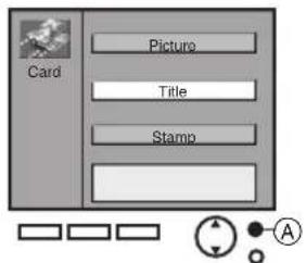 Card Picture Title Stamp A