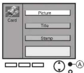 Card Picture Title Stamp A