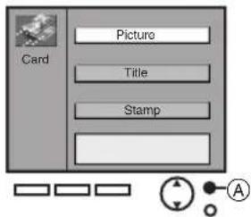 Card Picture Title Stamp A