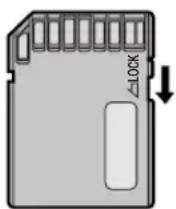 PANASONIC NV-APD1EN - Notes on the SD Memory Card Write-protect Switch - 1