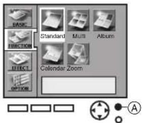 EASY FUNCTION EFFECT OPTION Standard Multi Album Calendar Zoom A
