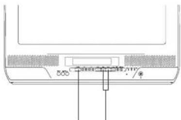 Technical diagram showing a component with labeled parts and connection points, likely from an electronic device or circuit board.