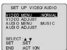 PANASONIC PV-27D53 - Video Menu - 3