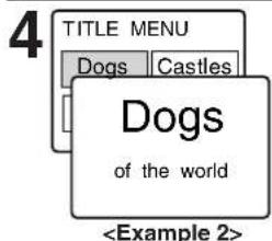 4 TITLE MENU Dogs Castles Dogs of the world
