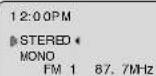 PANASONIC PV-27D53 - Audio Mode for FM Radio - 1