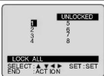 PANASONIC PV-27D53 - DVD Lock Ratings (DVD only) - 3